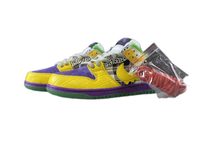Nike Duck Low Pro Purple Yellow 318403-137 Nike Duck Low Pro Purple Yellow 318403-137