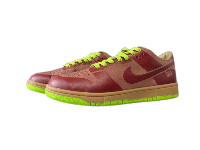 Nike Dunk Low 1-Piece Laser Varsity Red Chartreuse 311611-661 Nike Dunk Low 1-Piece Laser Varsity Red Chartreuse 311611-661
